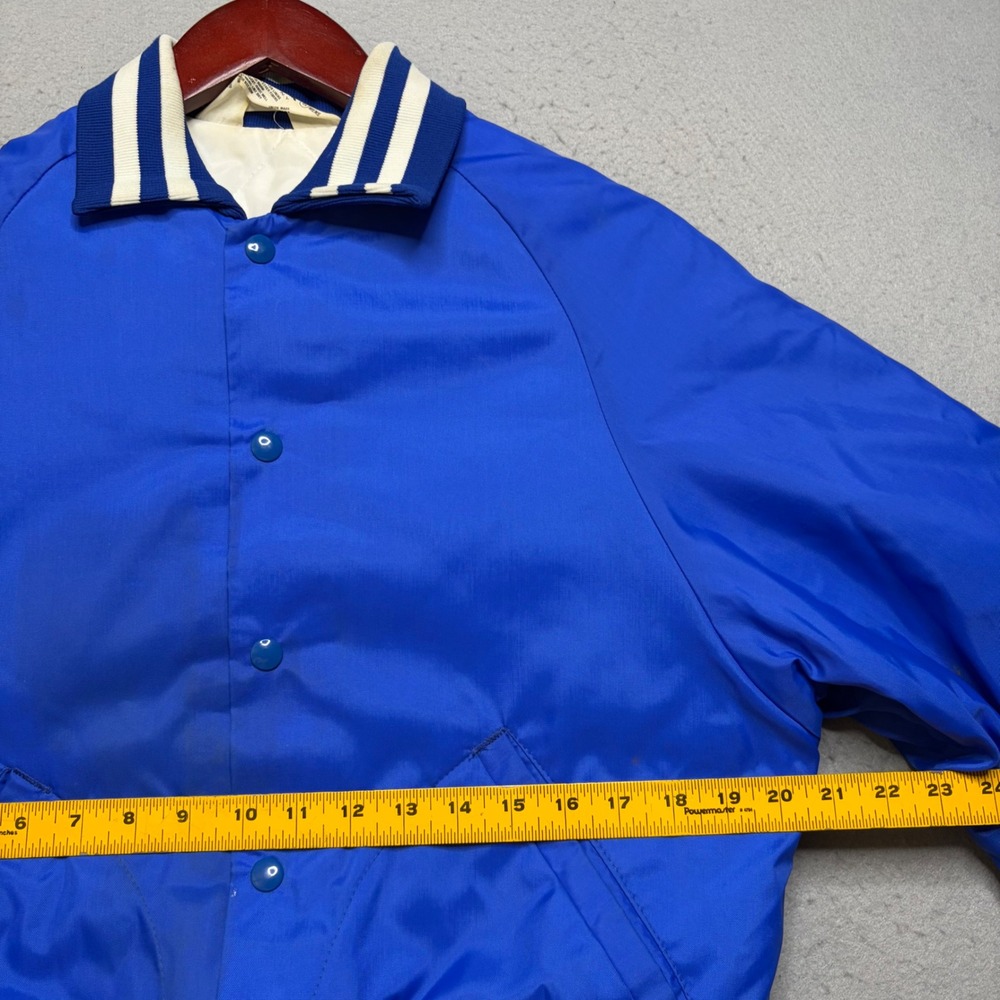 Don Alleson Athletic Bomber Jacket Mens S Blue Nevada Barrel Racing 1982 Vintage - Picture 7 of 14